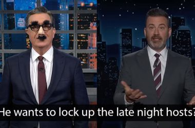 Colbert and Kimmel respond to Trump wanting to make their shows illegal